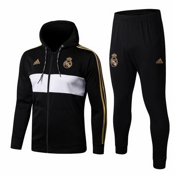 Survetement Football Real Madrid 2019-20 Negro Blanc